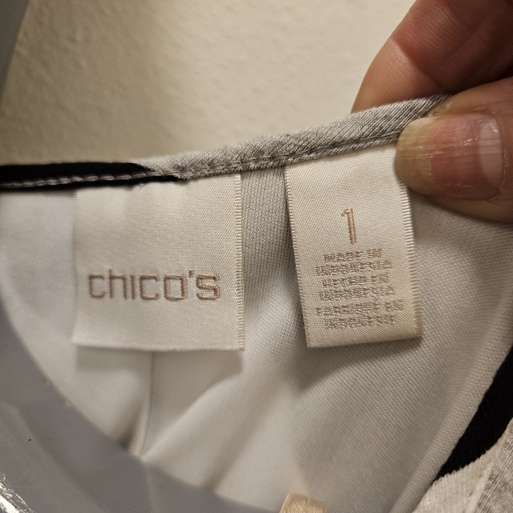 Chico's size 1 Hi-low Maxi Dress - Picture 6 of 7